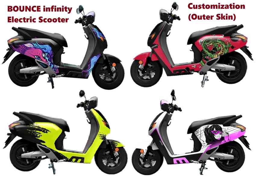 Bounce Infinity Electric Scooter Customization